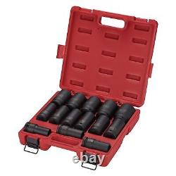 Sunex 3/4 Drive SAE 6-Point Deep Impact Socket Set 14 Pieces