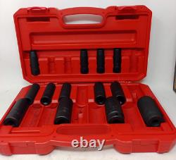 TEKTON 1/2 Inch Drive Deep 6-Point Impact Socket Set (10-32 mm)