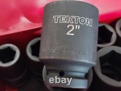 TEKTON (1 Drive) Deep 6-Point Impact 1-2 Socket Set, 9-Piece Set FREE SHIPPING