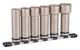 Tone Hnv406ll 1/2 Drive 6 Point Deep Impact Socket Set Withholdernew