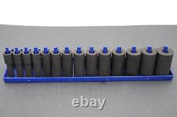 Tekton Impact Socket Set 1/2 Drive SAE Standard & Deep 28pc 6-Point (3/8-1/4)