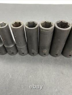 Tekton Impact Socket Set 1/2 Drive SAE Standard & Deep 28pc 6-Point (3/8-1/4)