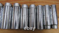 USED MAC Tools 11 PC VD Series 1/2 Inch Drive 12 Point Deep SAE Socket Set NICE