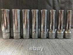 Vdg6 Mac Tools 1/2 Drive Deep Well Metric Socket Set 8 Piece 6 Point10-19