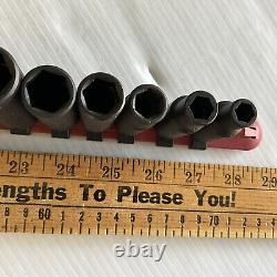 WRIGHT USA 3/8 Drive 6 Point 8pc Deep Impact Socket Set Sae 3/4-5/16