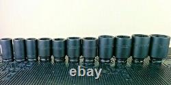 #aj286 NEW! PROTO J73102 3/4 Drive Deep Impact Socket Set 6 Point 2