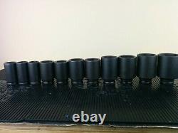 #aj286 NEW! PROTO J73102 3/4 Drive Deep Impact Socket Set 6 Point 2