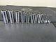 #be466 Snap-on Tools Socket Set 211sfsy 3/8 Drive 6 Point Deep 1/4 To 7/8