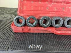 #bg089 TEKTON 3/4 Drive Deep 6-Point Axle Nut Impact Socket 8-Piece 27mm 38mm