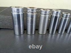 #bg200 Snap on 211SFY 3/8 drive 12 Point Deep socket set SAE Inch